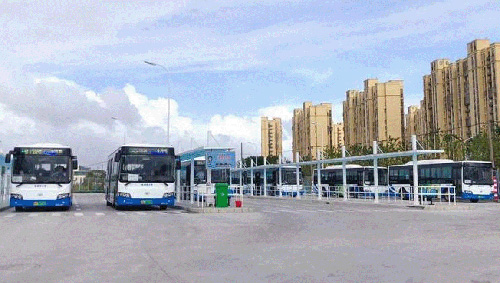 上海曹路镇公交站枢纽站